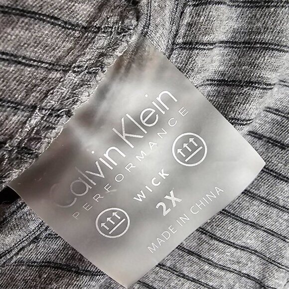 Grey Striped Top with Criss Cross back - Picture 3 of 4